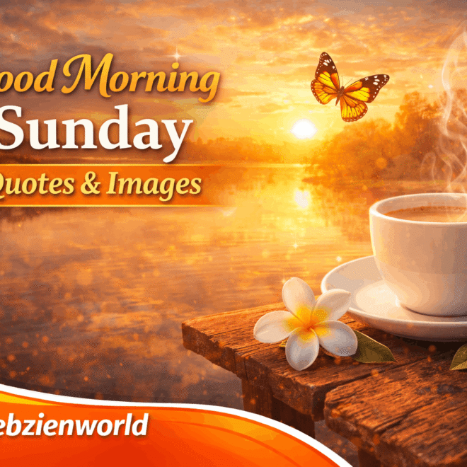 Good Morning Sunday Quotes & Images