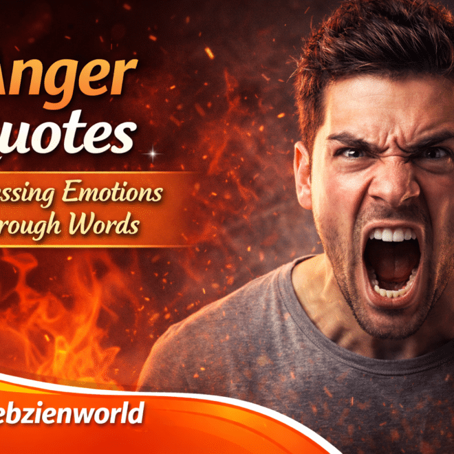 Anger Quotes – Expressing Emotions Through Words and Wisdom