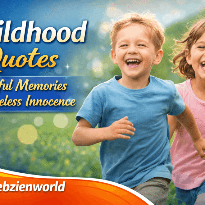Childhood Quotes