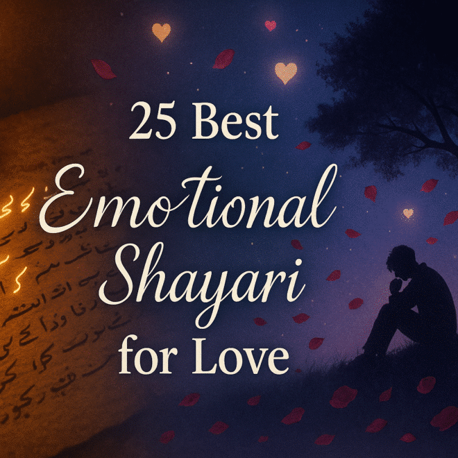 25 Best Emotional Shayari for Love