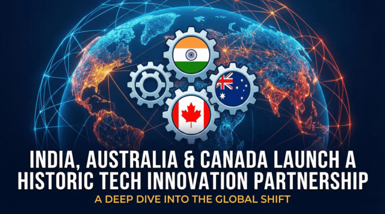 PM Modi Announces Tri-Nation Technology Partnership with Australia and Canada