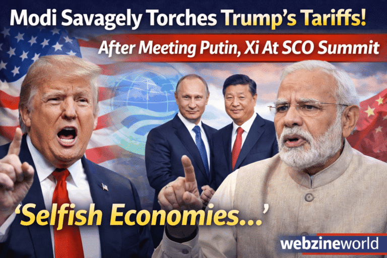 Modi Savagely Torches Trump’s Tariffs After Meeting Putin, Xi At SCO Summit | ‘Selfish Economies…’