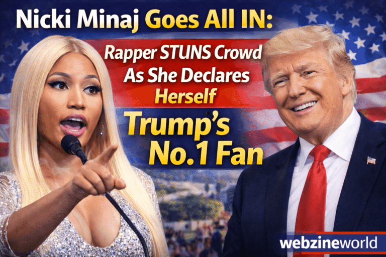 Nicki Minaj Goes All IN: Rapper STUNS Crowd As She Declares Herself Trump’s No.1 Fan