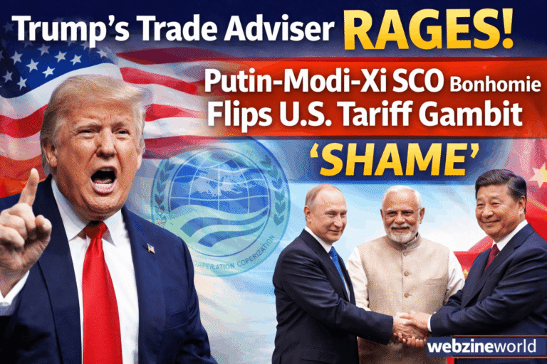 Trump’s Trade Adviser Rages As Putin-Modi-Xi SCO Bonhomie ‘Flips’ U.S.’ Tariff Gambit | ‘SHAME’