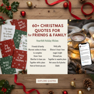 60+ Christmas Quotes for Friends & Family: Heartfelt Holiday Wishes