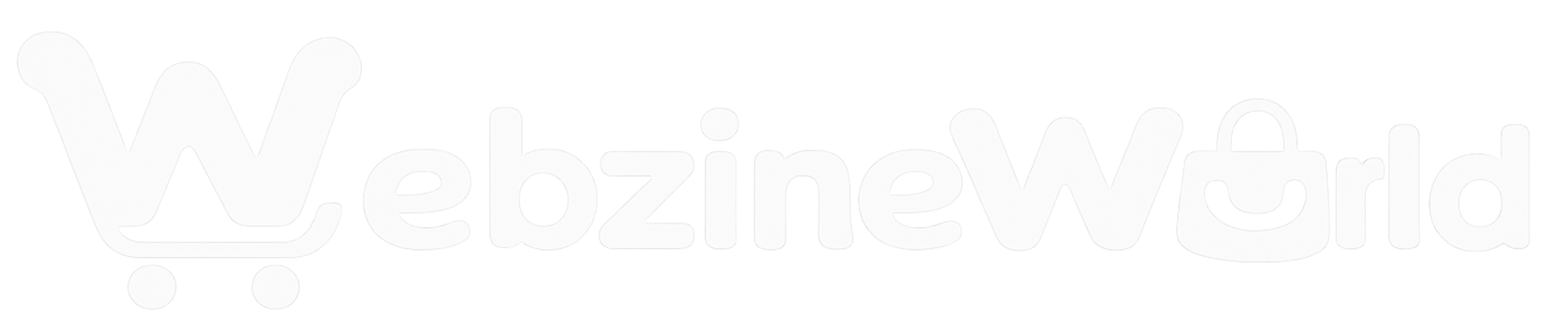Webzineworld White Logo