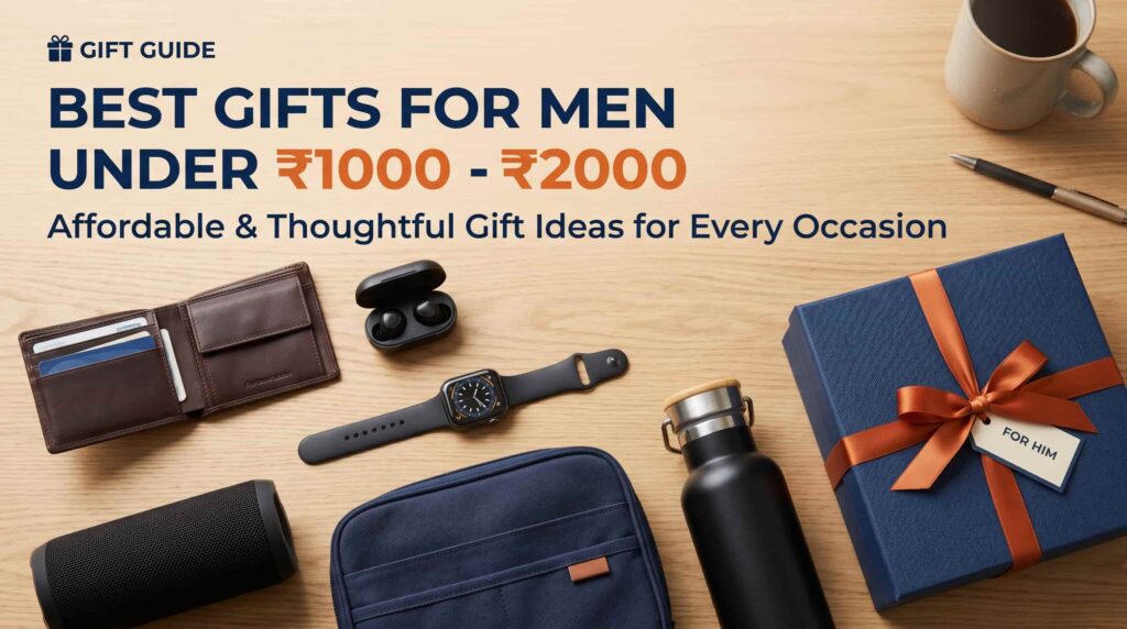 Best Gifts for Men Under ₹1000 - ₹2000 (2026 Guide) - webzineworld