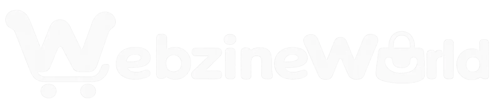 Webzineworld White Logo