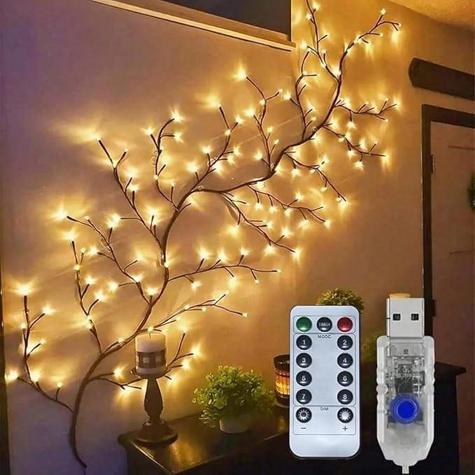Enchanted Willow Branch Fairy Lights – Aesthetic Room Decor Lamp - Image 2