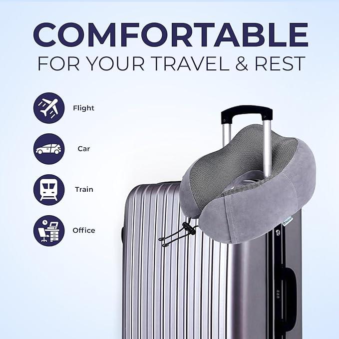Travel Neck Pillow for Flight & Car Travel - Image 3