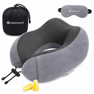 Travel Neck Pillow for Flight & Car Travel