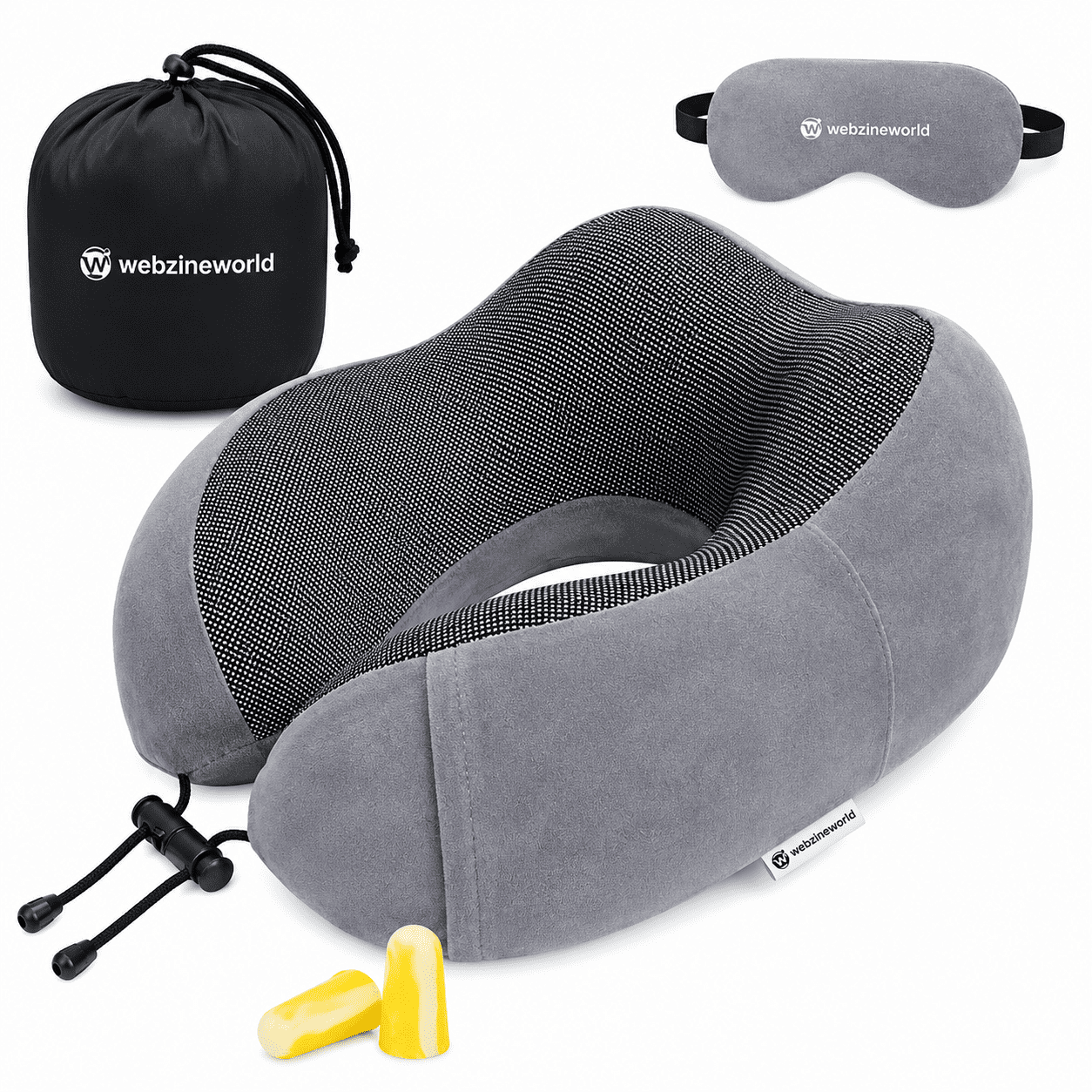 Travel Neck Pillow for Flight & Car Travel