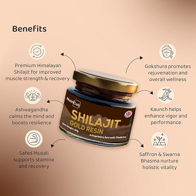 Nutricult Himalayan Shilajit Gummies with Ashwagandha & Gokshura - Image 3
