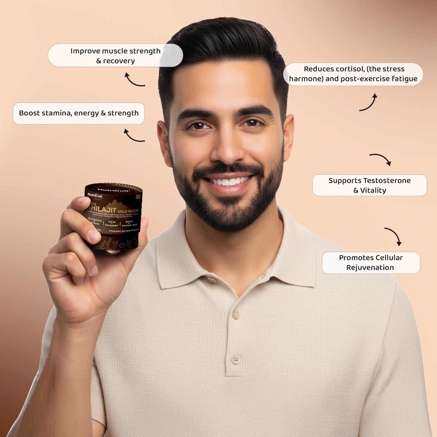 Nutricult Himalayan Shilajit Gummies with Ashwagandha & Gokshura - Image 6